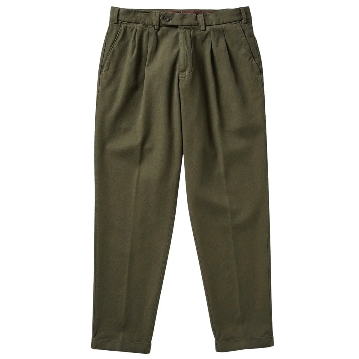 Heavyweight grey marl cotton sweatpants, tidy straight leg